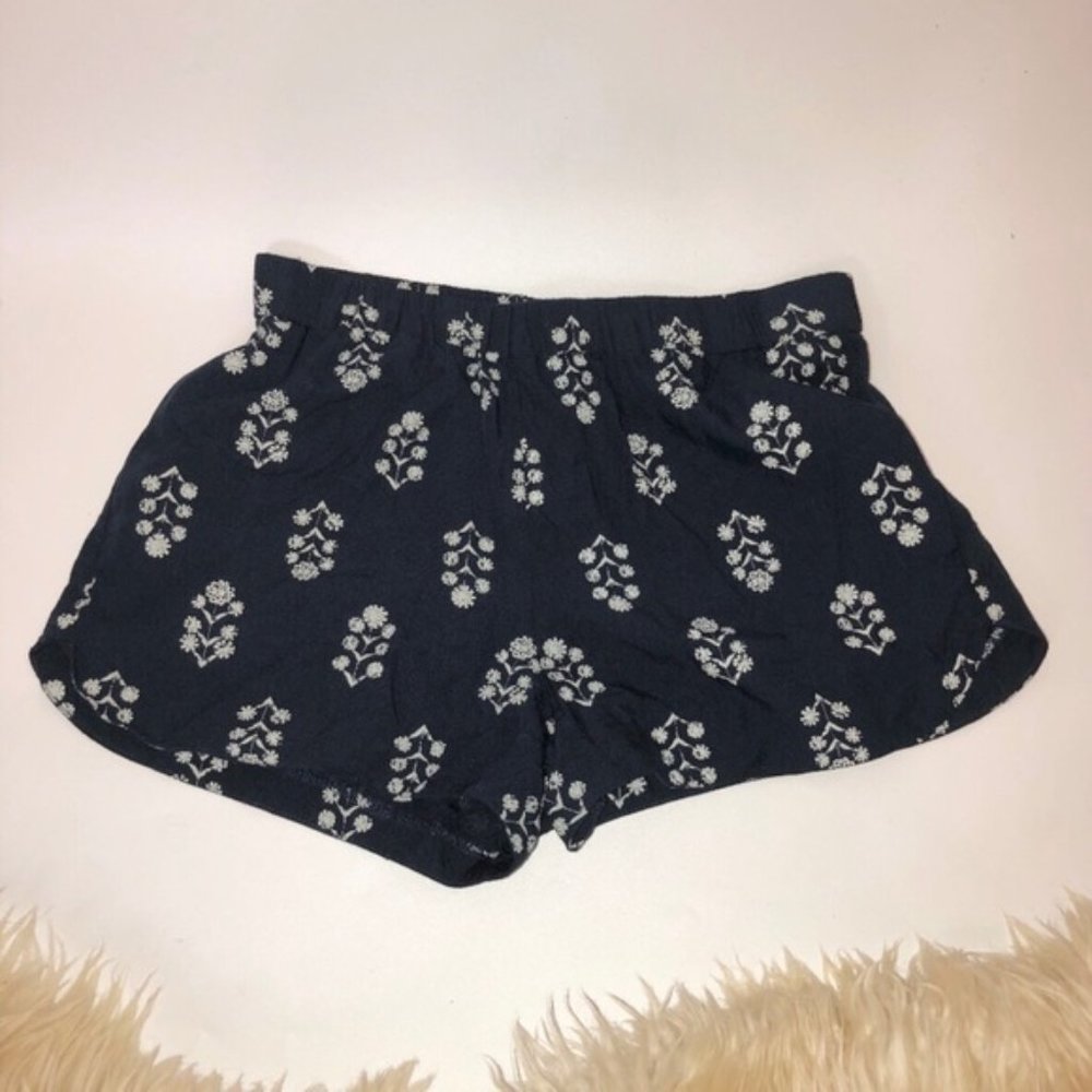 Madewell Womens Drapey Pull-on Floral Shorts XS - Picture 3 of 6